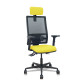 Silla Bormate asincro malla negra asiento bali amarillo - 405ASM840B100B2B68R6